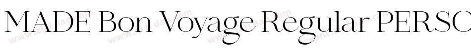 MADE Bon Voyage Regular PERSONAL USE字体转换